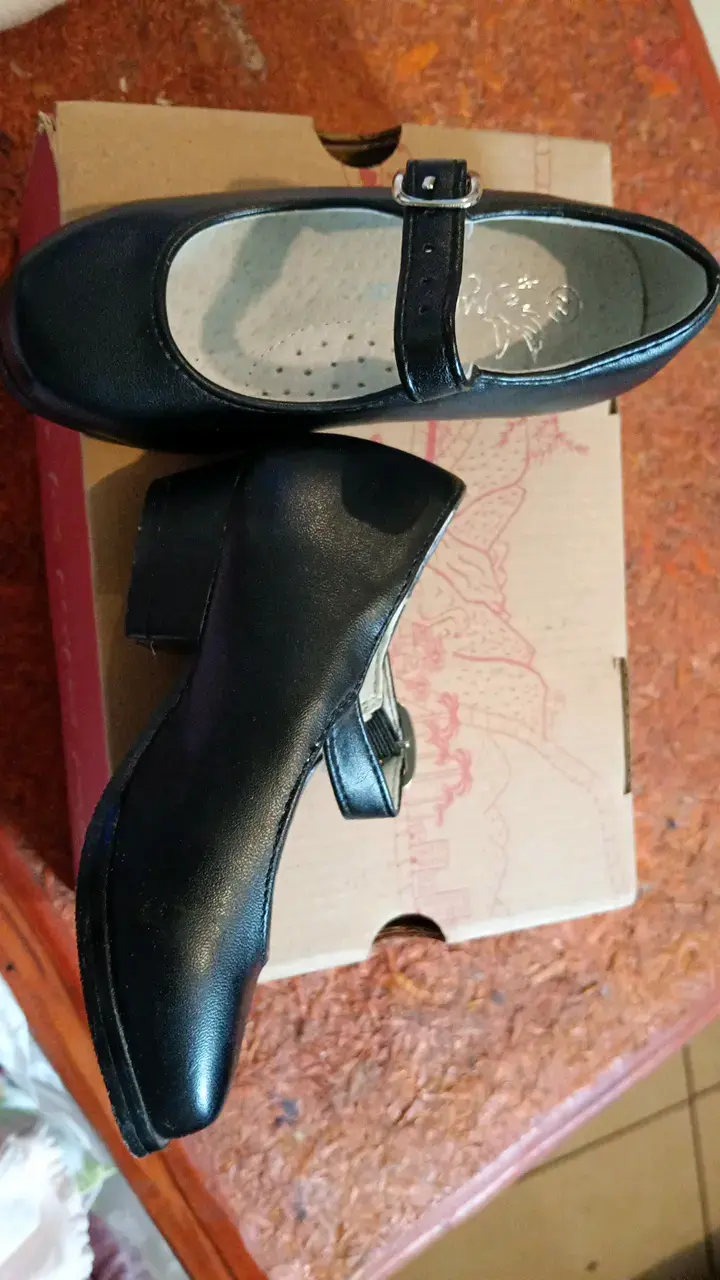 Zapatos de huasa negros para niña - 2