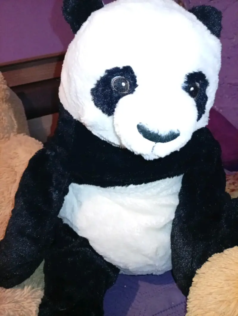 Osito de Peluche Gigante con Lazo Rojo - 4