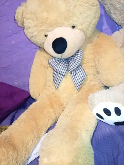 Osito de Peluche Gigante con Lazo Rojo - miniatura 5
