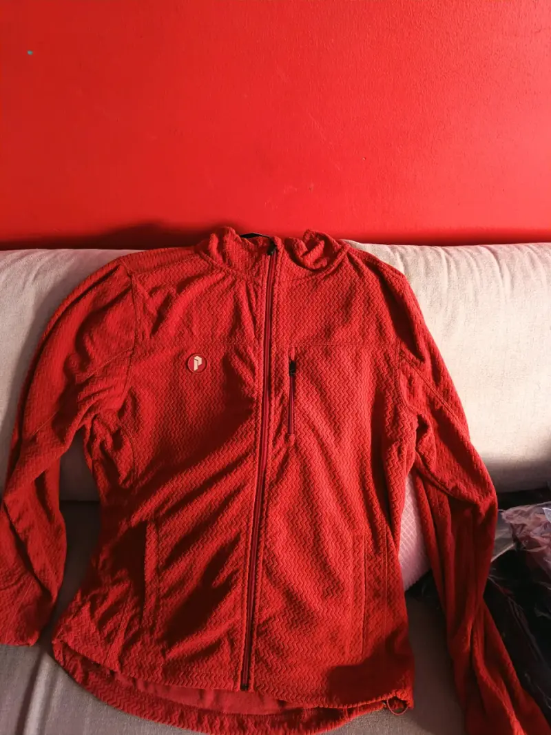 Chaqueta Polar Roja Mujer Full Zipper - 1