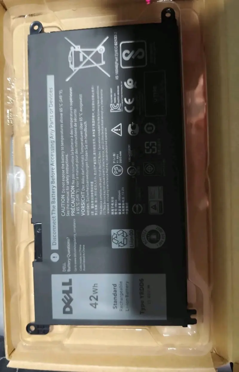 Batería Dell 42Wh Tipo YRDD6 para Laptop