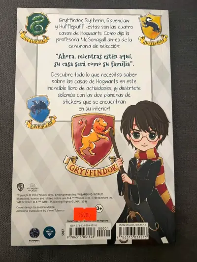 Libro Harry Potter Casas de Hogwarts con Stickers - miniatura 2