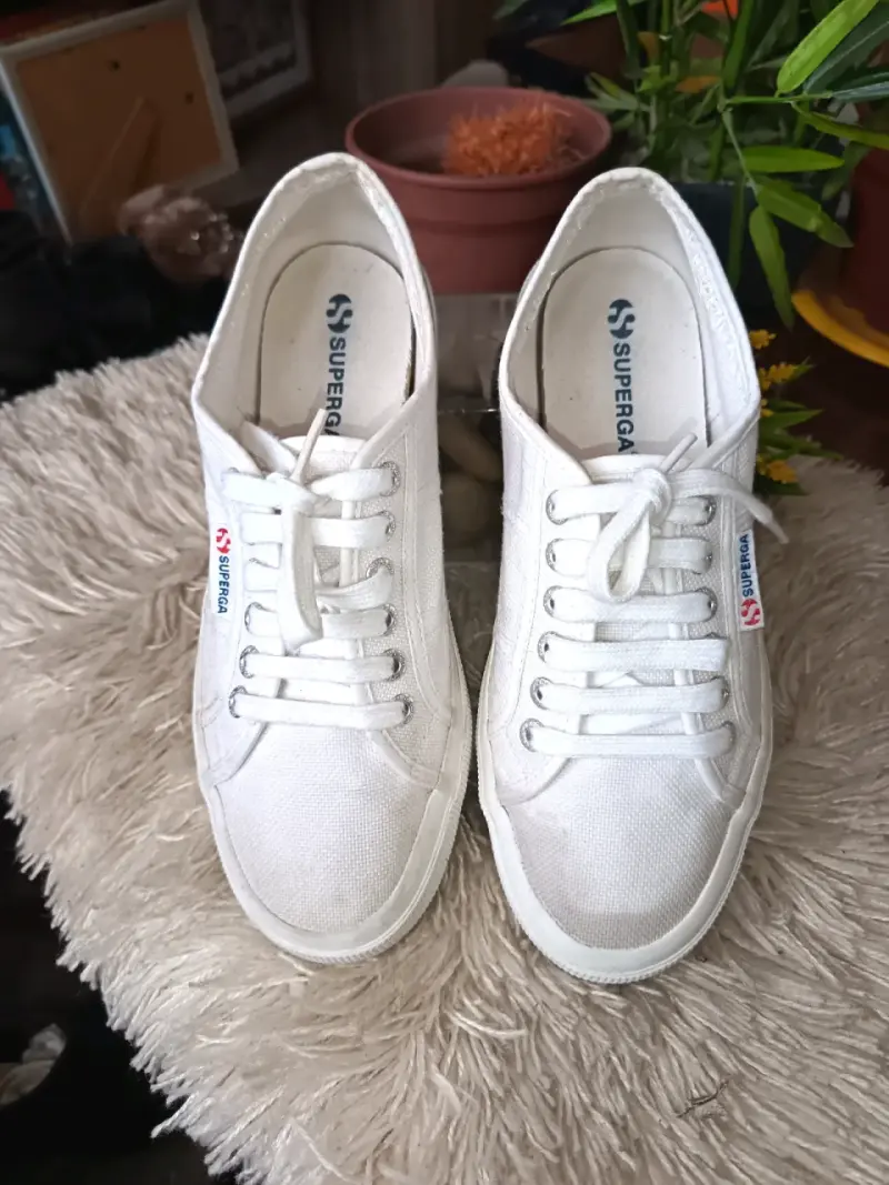 Zapatillas blancas de lona Superga - 3