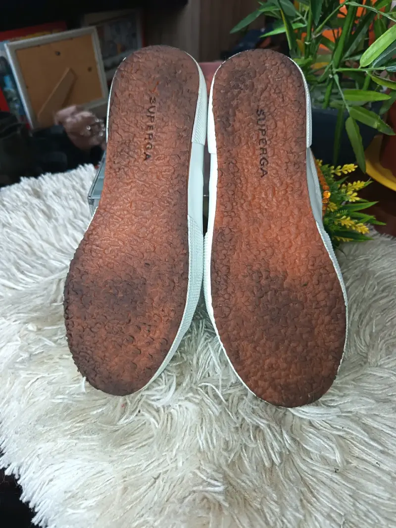 Zapatillas blancas de lona Superga - 5