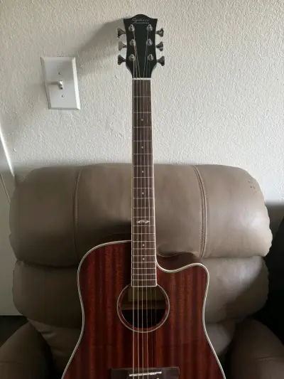 Guitarra acústica Southwest USA con  case - miniatura 6