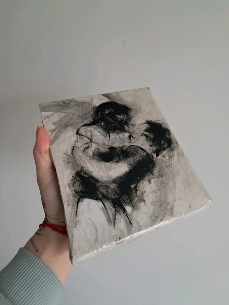 Cuadro de Arte - Pintura en concreto - 1