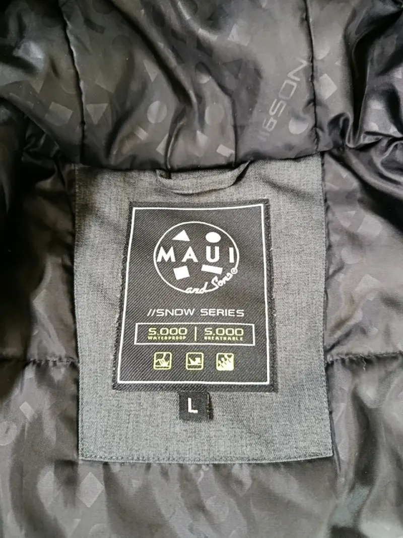 Parka Técnica Nieve Maui And Sons Gris Jaspeado Ta - 4