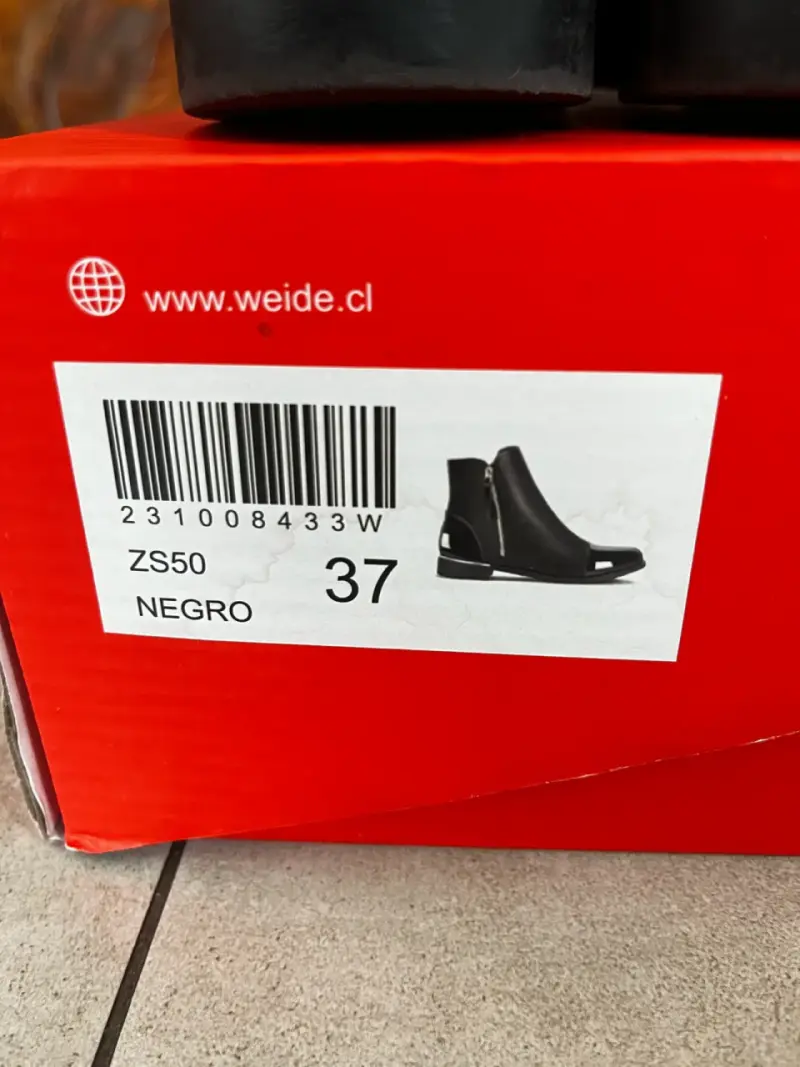 Botines de cuero negro Weide con cierre lateral - 2