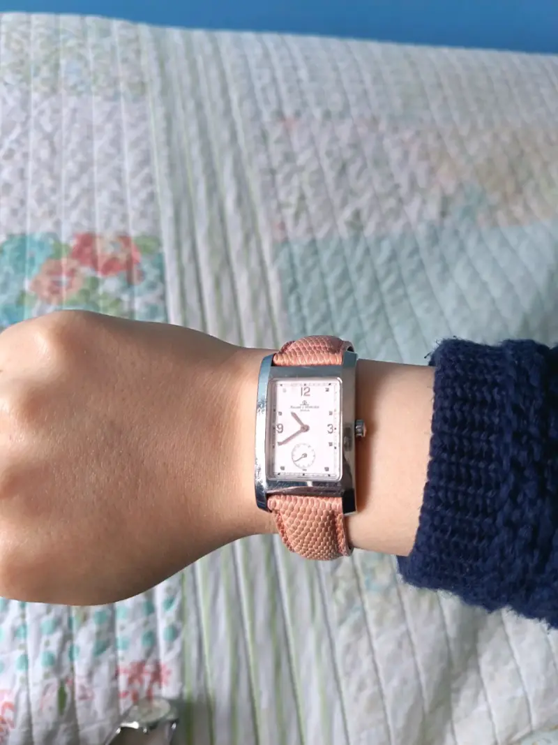 Reloj Baume & Mercier con correa rosa - 2