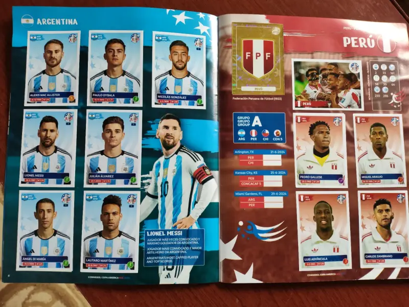 Álbum de Stickers Copa América 2024 Panini - 4