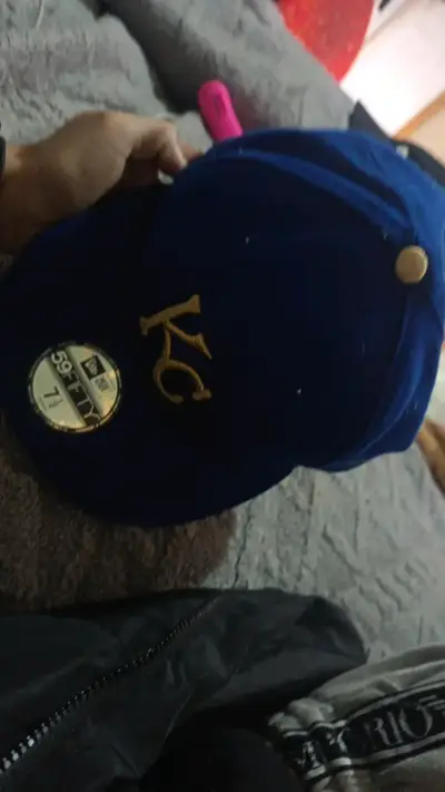 Gorra azul New Era 59FIFTY KC - miniatura 4