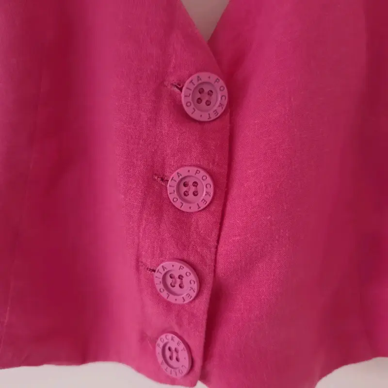 Chaleco fucsia espalda descubierta Lolita Pocket - 2