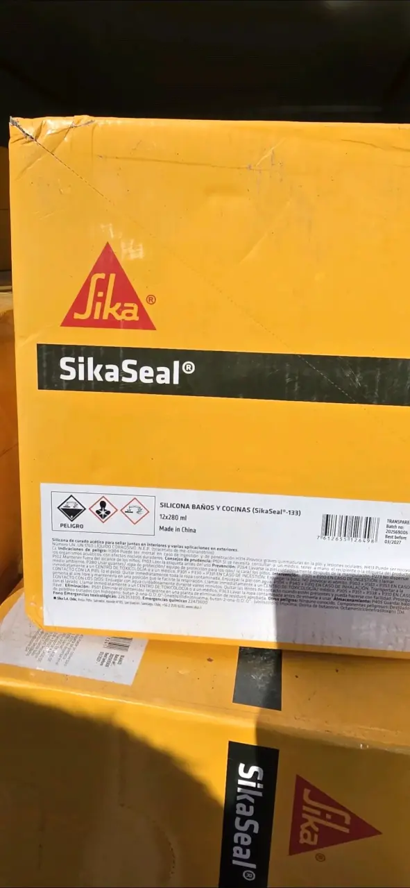 Silicona SikaSeal 133 Transparente 280ml - 2