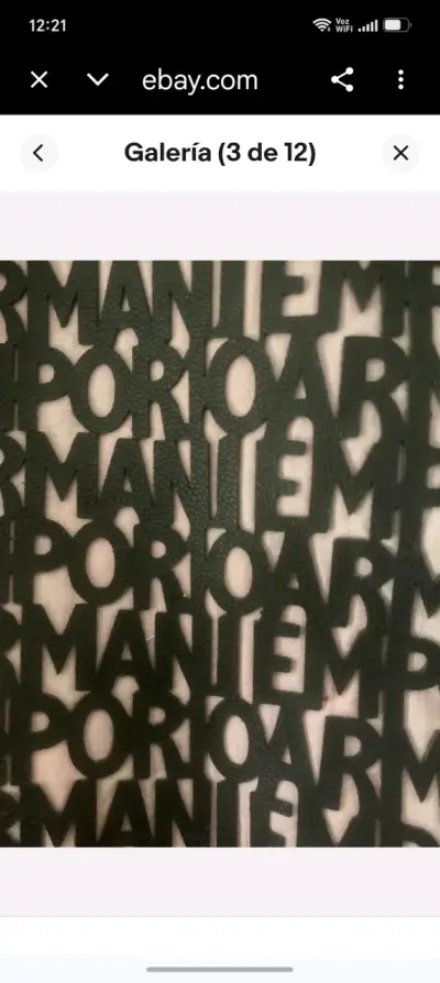 Chaqueta bomber Emporio Armani negra con diseño - miniatura 2