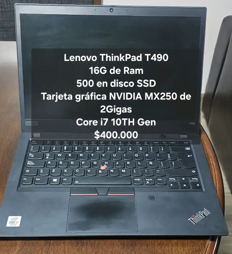 Laptop Lenovo ThinkPad T490 Core i7 16GB RAM