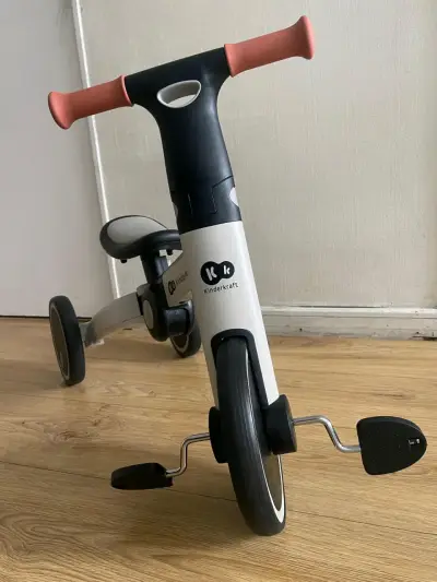 Triciclo 4Trike 3 en 1 Gris Kindekraft - miniatura 2