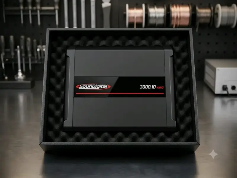 Amplificador Soundigital 3000.1D Nano para auto - 1