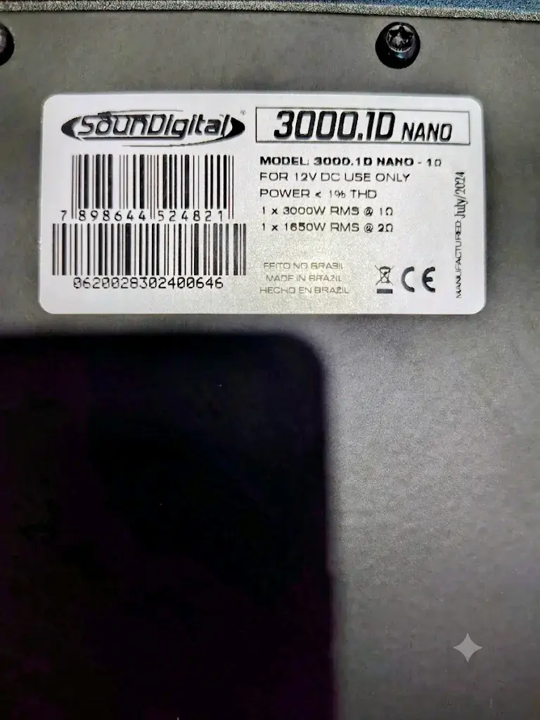 Amplificador Soundigital 3000.1D Nano para auto - 2
