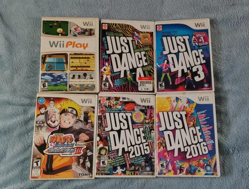 Colección de Juegos Wii: Just Dance y Naruto - 1