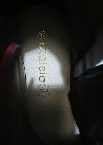 Botines de cuero burdeos con cordones - miniatura 4