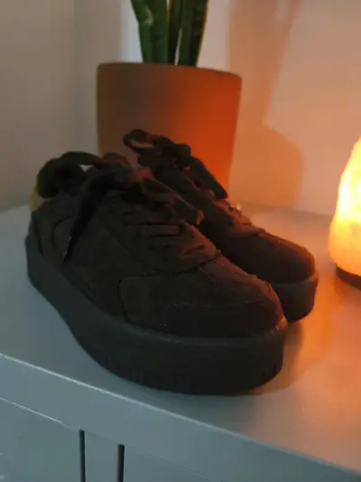 Zapatillas negras de gamuza Gotta - miniatura 4