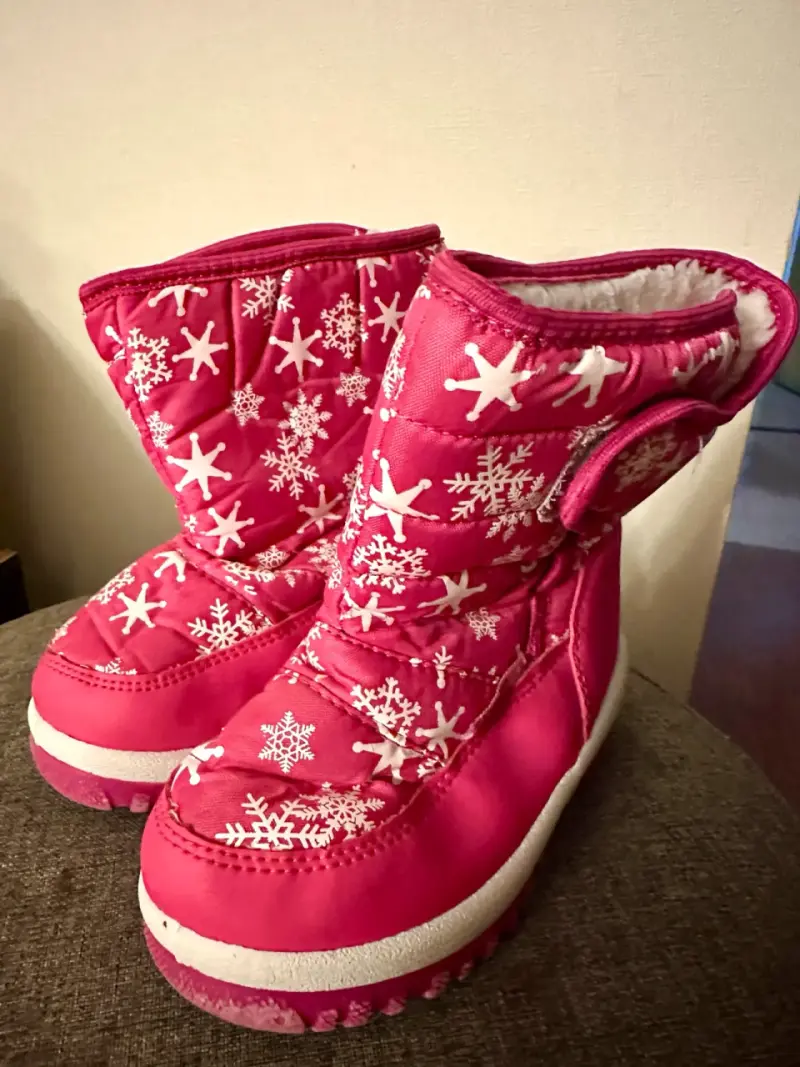 Botas de nieve para niña color rosa talla 25 - 1