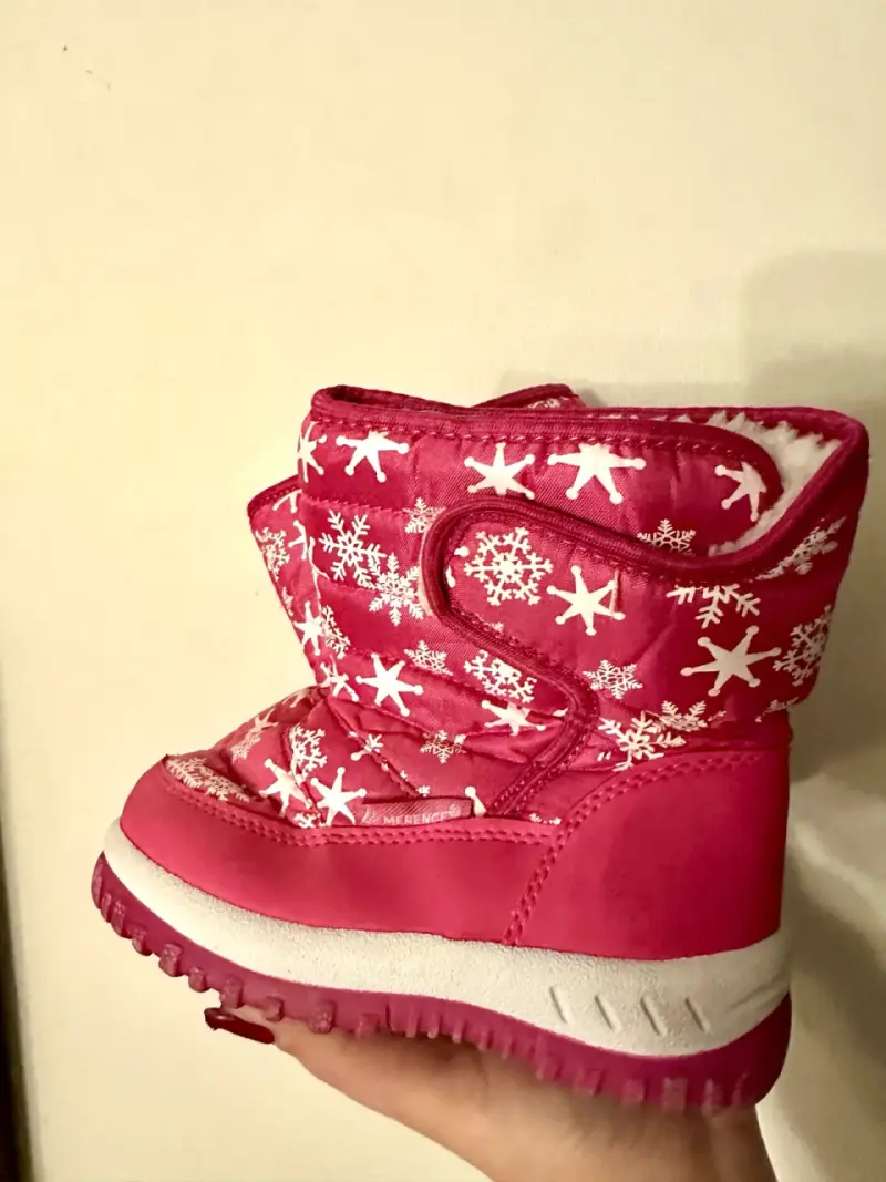 Botas de nieve para niña color rosa talla 25 - 4