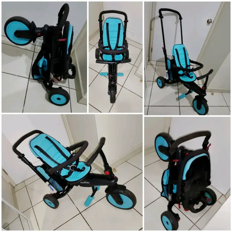 Triciclo para niños plegable hasta 15 kilos
