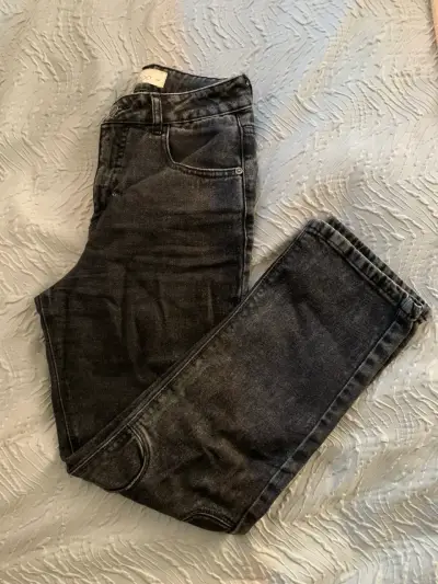 Jeans negros de mezclilla para mujer Bamboo - miniatura 1