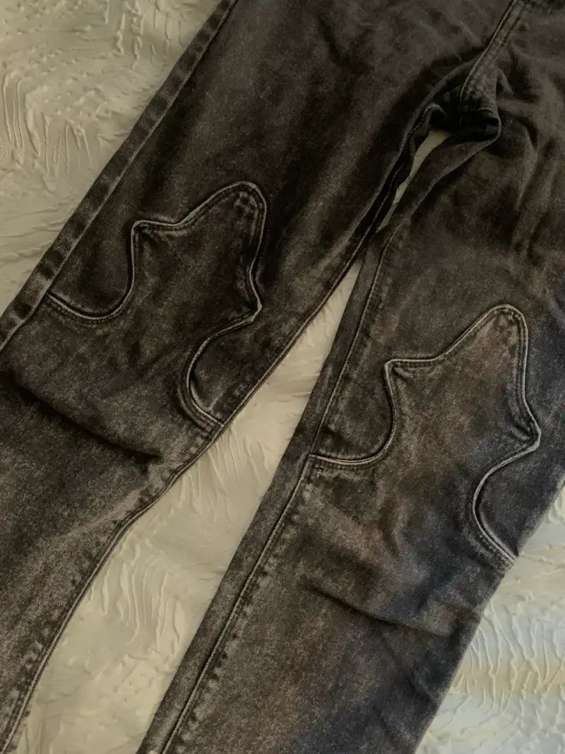 Jeans negros de mezclilla para mujer Bamboo - 2