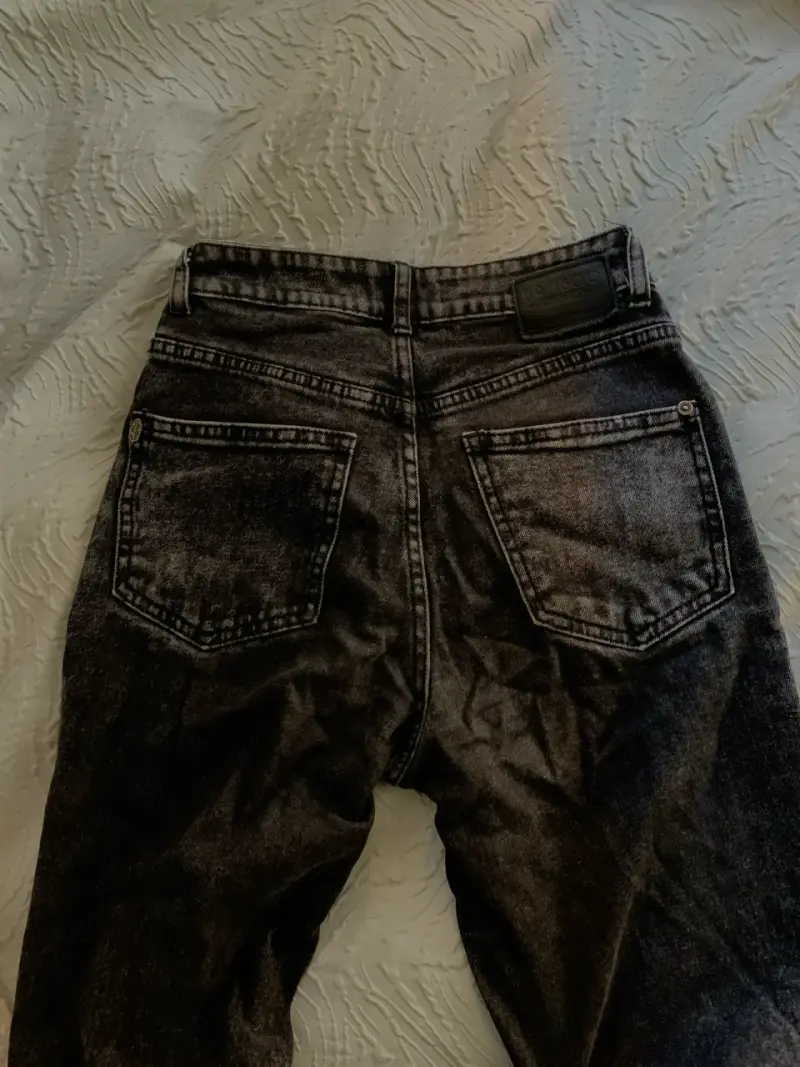 Jeans negros de mezclilla para mujer Bamboo - 3