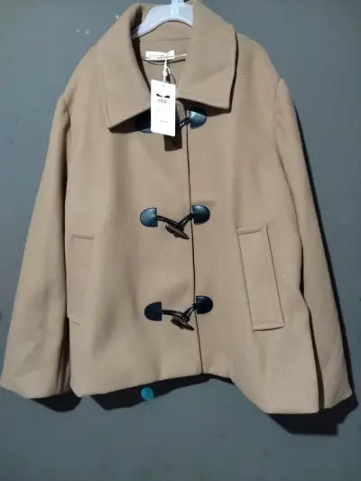 Abrigo Duffle Coat Mujer Color Camel - miniatura 1