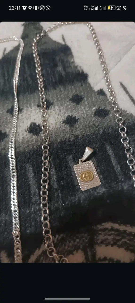 Collares de plata con dijes elegantes - 3