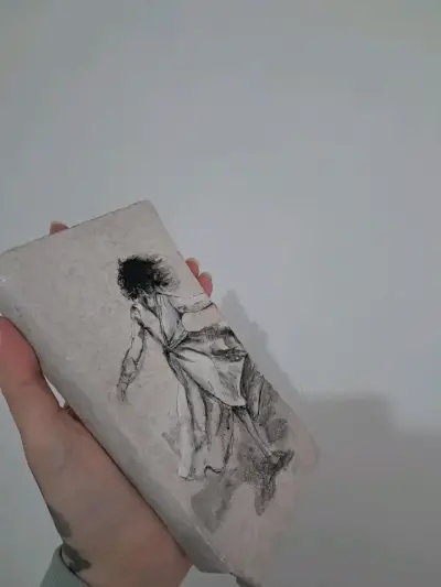 Dos cuadros artístico - Pintura acrilica - miniatura 2