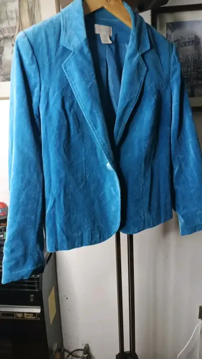 Blazer azul para mujer en buen estado - miniatura 1