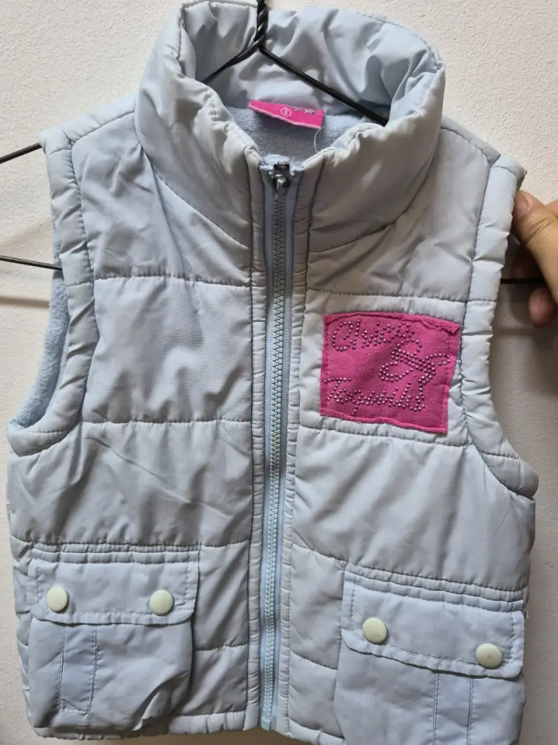 Chaleco acolchado para niños con capucha - 4
