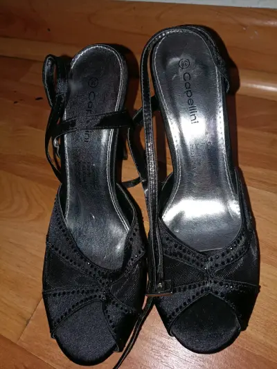 Sandalias de tacón negras Copellini elegantes - miniatura 4
