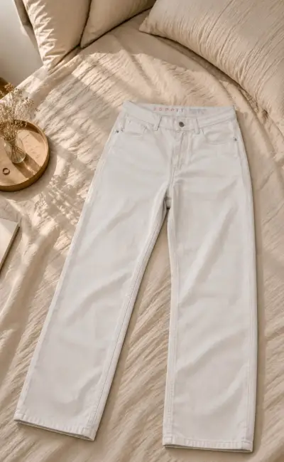 Jeans gris perla Esprit para mujer - miniatura 1