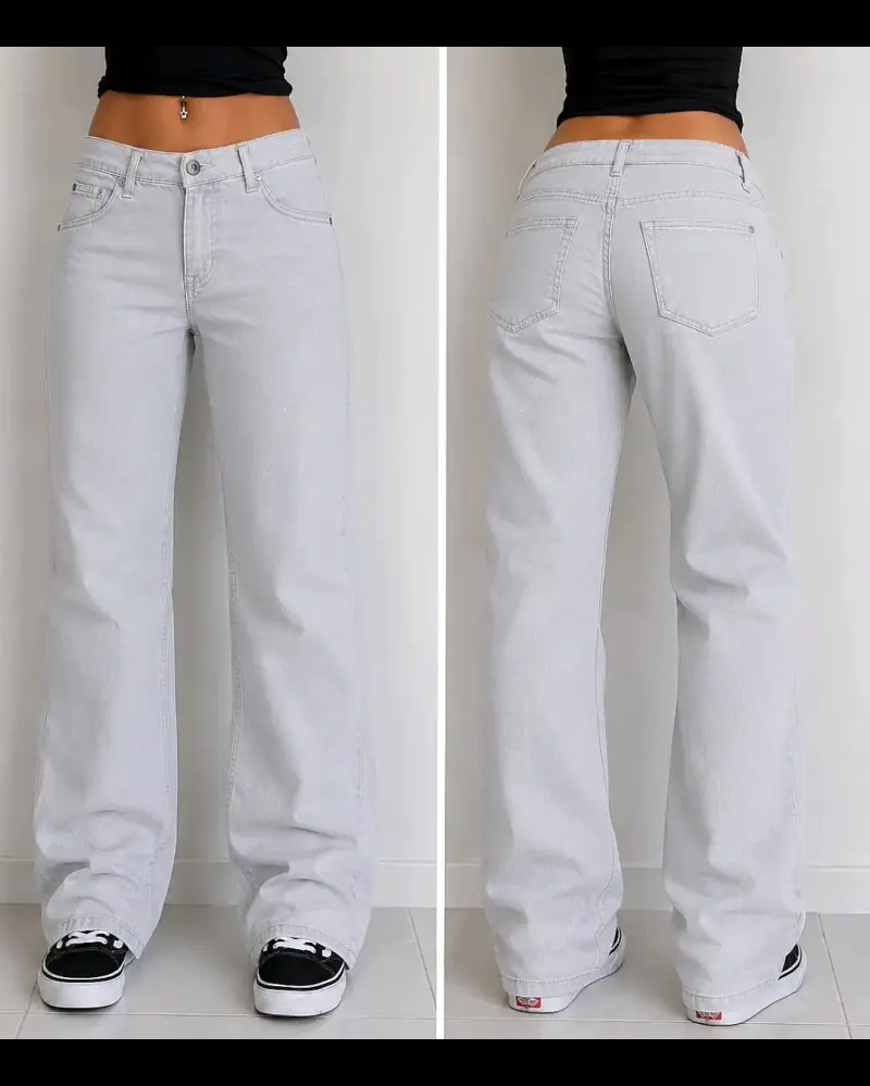 Jeans gris perla Esprit para mujer - 2