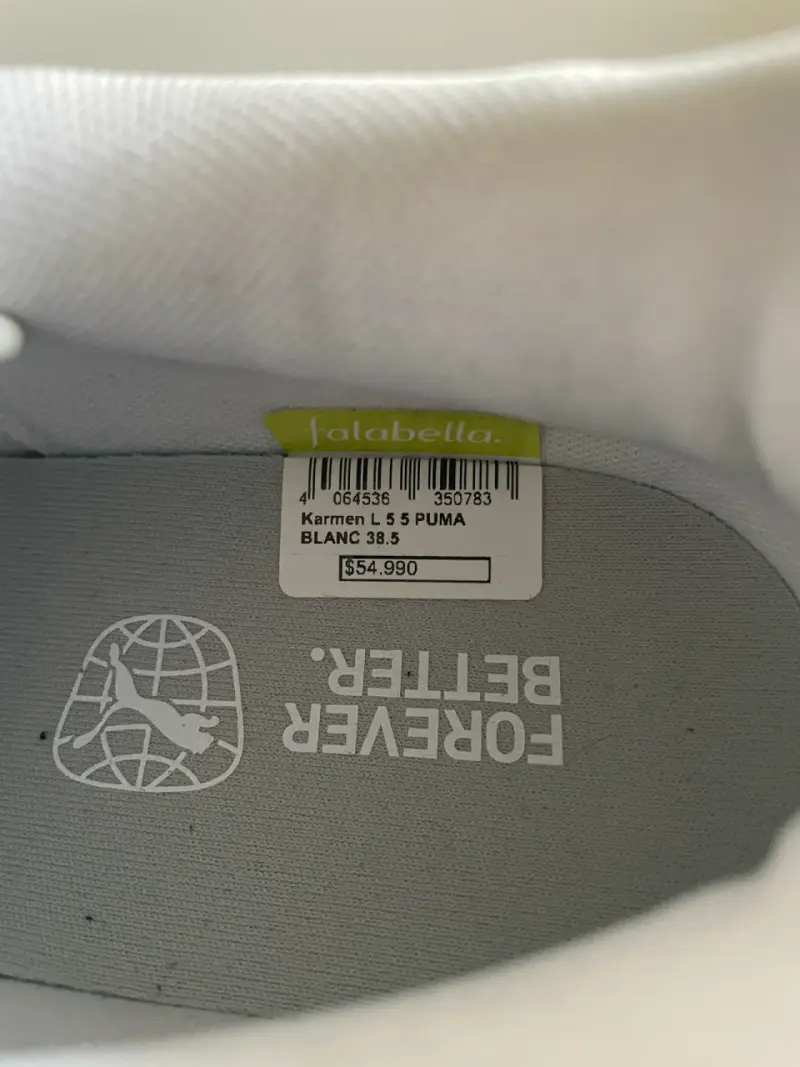 Zapatillas blancas Puma 38.5 - 6