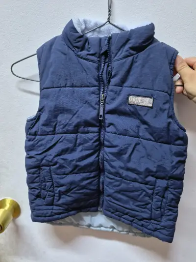 Chaleco acolchado azul para niño - miniatura 1