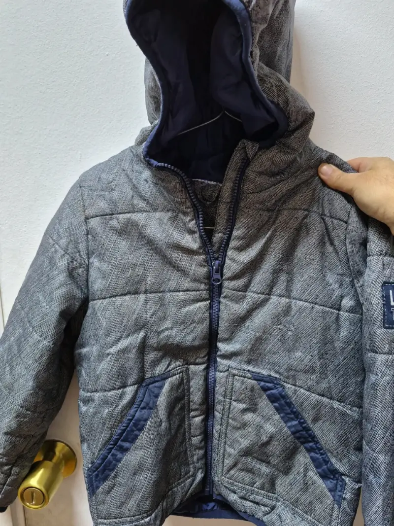 Chaleco acolchado azul para niño - 5