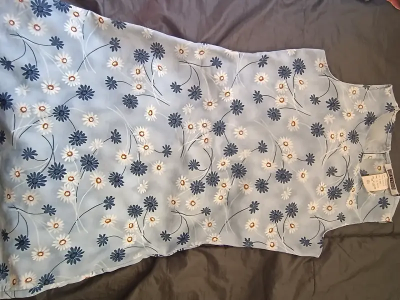 Vestido floral sin mangas para mujer - 2