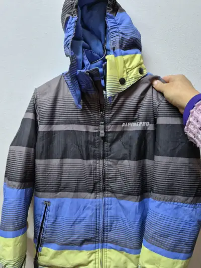 Chaqueta de invierno para niños Alpine Pro con capucha - miniatura 1