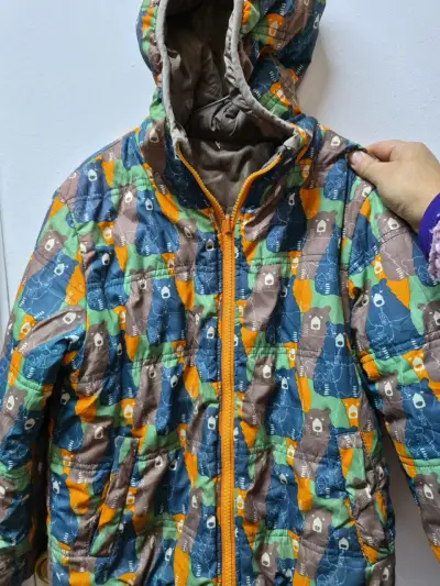 Chaqueta de invierno para niños Alpine Pro con capucha - miniatura 4