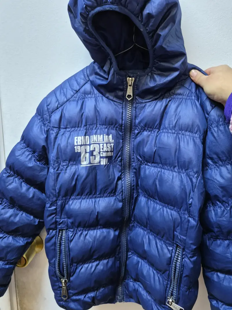 Chaqueta de invierno para niños con capucha - 6