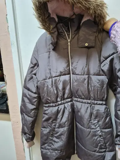 Chaqueta Impermeable Columbia Mujer Gris - miniatura 3