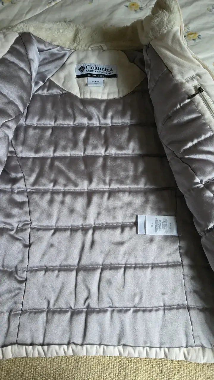 Chaqueta Columbia blanca con forro polar - 2