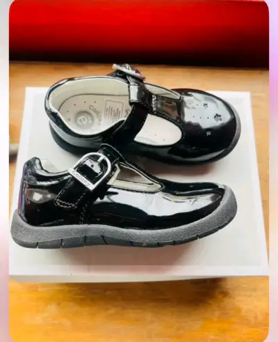 Zapatos de charol para niña Colloky negros - miniatura 1