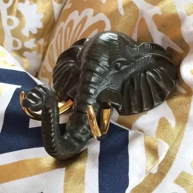 Perchero de pared con diseño de elefante - 3